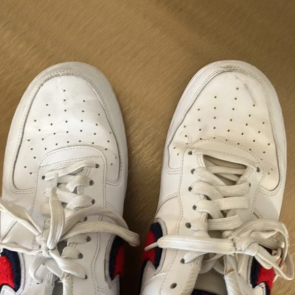 Nike Red & White Air forces - Picture 5 of 6